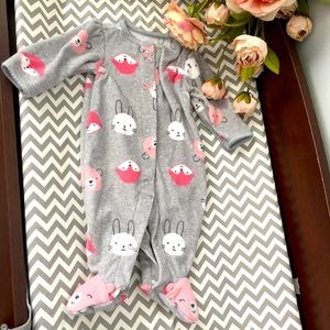 Fleecy Grey Onesie